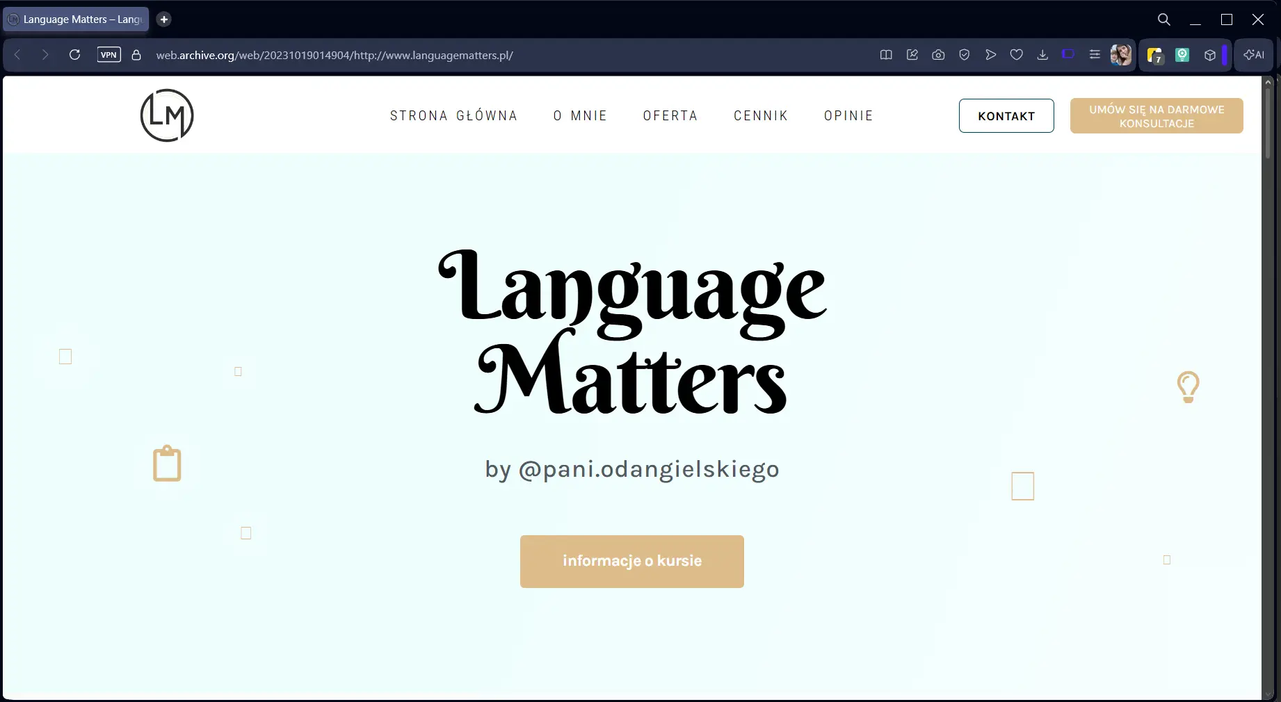 Language Matters